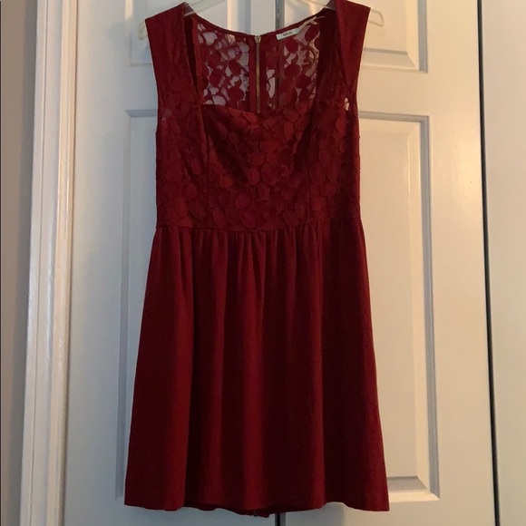 Urban outfitters❤️Dark Red dress - Picture 4 of 5